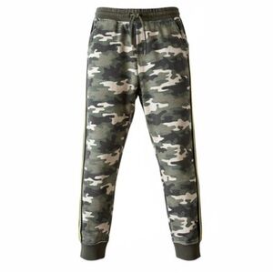 Eddie Bauer Women’s Camouflage Joggers with Yellow Stripes
